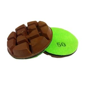 Murat 3 \ "4 \" cuscinetti lucidanti in resina-rame per marmo di pietra di granito e lucidatura auto per la ristrutturazione del pavimento - Product Image 4