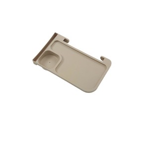 Camping Chair Universal Tray Shelf With Cup Holder Khaki Black PP Material Minimalist Design Outdoor Folding Chair Accessory - Product Image 5