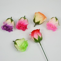 Bouquet de fleurs savon pour décoration de mariage, composition de cadeaux, Rose teint en Spray, pièces