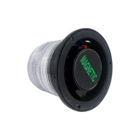 Balise LED solaire clignotante, gyrophare d'avertissement routier, lumière d'urgence en plastique pour véhicules, utilisation sur autoroute, protection IP64, haute intensité
