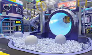 Attraente Parco Giochi in Plastica per Interni per Intrattenimento Familiare e <span class=keywords><strong>Attività</strong></span> Fisica Uso Commerciale Alta Capacità - Product Image 3