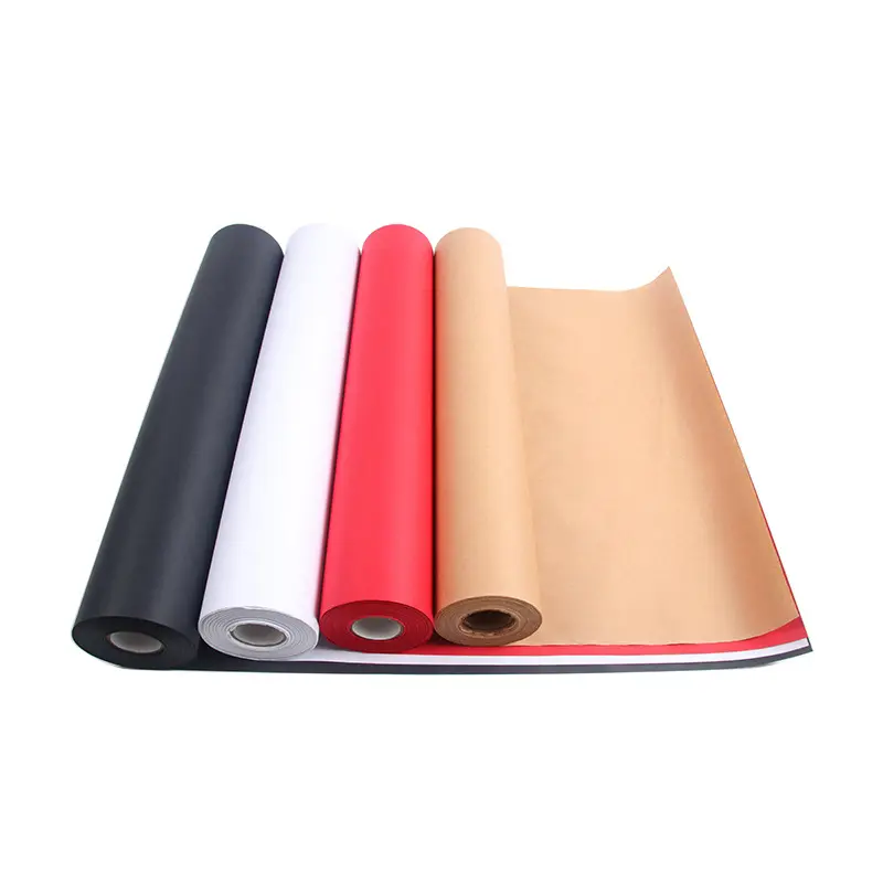 Rotolo di carta kraft in carta patinata per rotolo jumbo e foglio uso di carta oleata per involucro alimentare