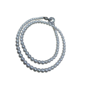 Collar de Perlas de Agua Dulce Naturales de Zhuji, Redondas, de Alta Calidad, de 4.5-5 mm, Aurora, Básico, Impecable - Product Image 3