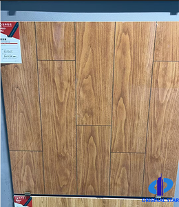 Azulejos de Porcelana Esmaltada de <span class=keywords><strong>Color</strong></span> Madera Modernos de Foshan, Resistentes a las Termitas, Aspecto de Madera, Azulejos de Cerámica de 600x600 mm, Descuento por Volumen - Product Image 2