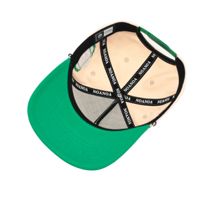 Casquette de baseball Tcap personnalisée à 5 panneaux en sergé avec motif lettre en strass et chaîne de perles – Style sportif urbain unisexe - Product Image 6