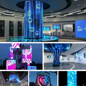 شاشة LED مرنة P3.91 للإعلانات، شاشة فيديو زجاجية شفافة، رقيقة للغاية وعالية السطوع، ضمان <span class=keywords><strong>3</strong></span> سنوات، لمتاجر التجزئة - Product Image 5