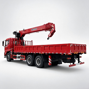 360 °   Grúa Giratoria Montada en Camión de 14 Toneladas con Estabilizadores Hidráulicos para Trabajos Agrícolas - Product Image 1