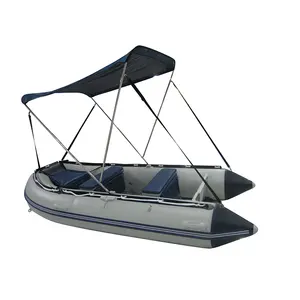 Weihai-barco inflable con tienda, catamarán