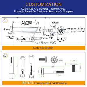 Manufacturer Wholesale Custom Titanium Parts Motorcycle Anodized Bicycle Alloy Precision Machining For Industrial Equipment - Product Image 5
