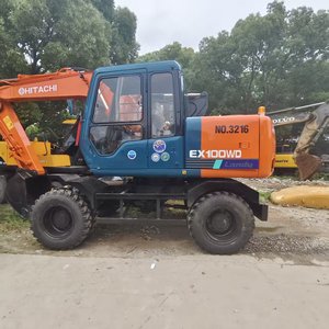 Excavadora Hitachi EX100W Usada en Buenas Condiciones, Maquinaria de Construcción para Movimiento de Tierras en Venta en Japón - Product Image 5