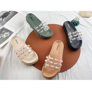 Женские летние шлепанцы ручной работы с бисером - Product Image 3