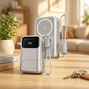 OEM 20000mAh Ac <b>Plug</b> 2.4A Fast <b>Charging</b> Power Bank 20000mAh Digital Display Power Banks - Product Image 1