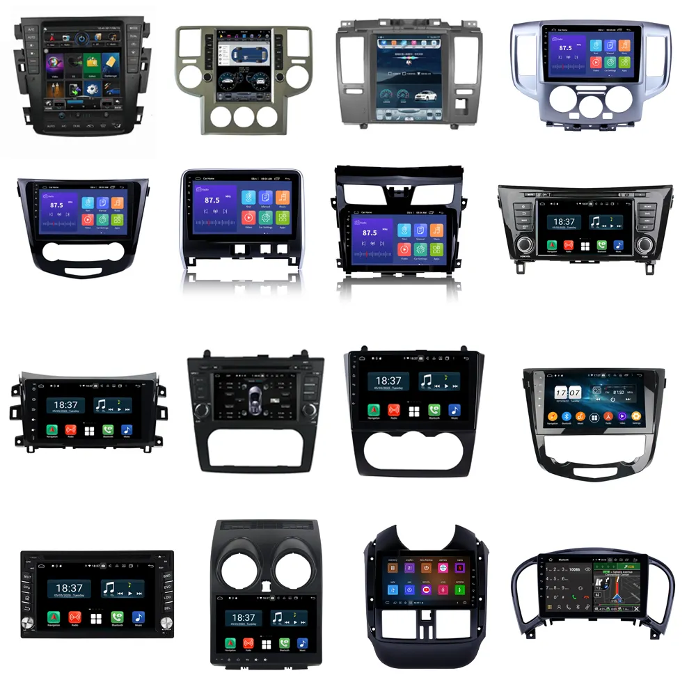Universal android radio frame android frame dashboard for Nissan car dvd player car navigators No.1 factory best quality