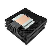 Ventilateur CPU ARGB PWM, refroidisseur CPU fin en cuivre avec 6 caloducs et refroidissement par air pour LGA 1200 1700 1366 2066 1151 1155 AM4 AM5 AM3