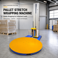 Enrouleur automatique de film étirable pour palettes et emballage de charges, machine électrique d'emballage sous film étirable