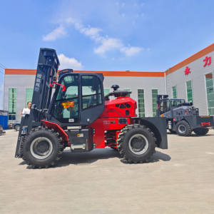 מלגזות חדשות חשמליות 5 טון צמיגי מלגזה 3 טון 3.5 טון 4 טון מלגזות שטח דיזל למכירה - Product Image 4