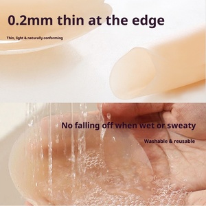 Coussinets d'allaitement <span class=keywords><strong>en</strong></span> silicone solide <span class=keywords><strong>en</strong></span> <span class=keywords><strong>forme</strong></span> <span class=keywords><strong>de</strong></span> fleur <span class=keywords><strong>de</strong></span> prunier pour femmes, couvre-mamelons anti-bosse pour robe <span class=keywords><strong>de</strong></span> mariée Shu - Product Image 3