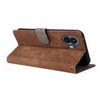 Portefeuille de luxe mat porte-cartes étui de téléphone en cuir PU avec sangle pour rien téléphone 2 C300 15 Pro Max 14 Plus