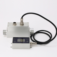 Contrôleur de débit de gaz pour aquaculture en laboratoire 10-1000L/min, capteur de débit thermique / débitmètre pour air, oxygène, azote