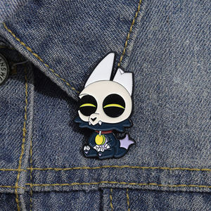 Sevimli hayvan bebek kral baykuş evi emaye Pin karikatür animasyon yaka rozeti broş takı aksesuarları hediye - Product Image 4