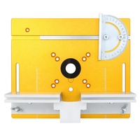 Kit de plaque d'insertion en aluminium pour table de défonceuse de précision, base de levage pour défonceuse à bois, pour outils de bricolage