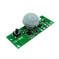 Contrôleur de lampe solaire DIY 3,7 V avec capteur PIR, détecteur de mouvement infrarouge pour éclairage mural, carte de circuit solaire à induction corporelle