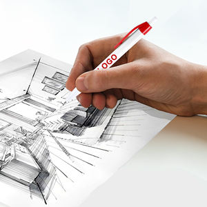 Stylo bille rétractable en plastique ABS personnalisé avec logo, vente en gros, pour l'école, le bureau, impression publicitaire, stylos de marque - Product Image 4