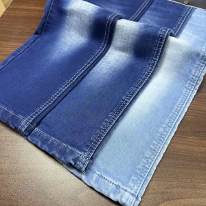 Tissu en denim indigo sergé extensible Lizhi LT-INDIGO Nanhai 14oz 59.1''-59.8'' en rouleau, tissé teint en fil, respirant, pour sacs garçons et filles - Product Image 2