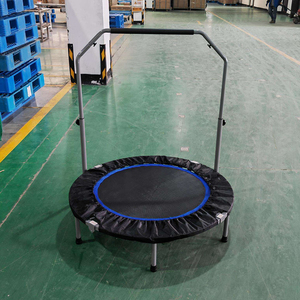 Mini <span class=keywords><strong>Trampolín</strong></span> <span class=keywords><strong>de</strong></span> Fitness con Barandilla Ajustable, Plegable, para Interiores, Gimnasio en Casa, <span class=keywords><strong>Trampolín</strong></span> Rebounder para Niños y Adultos, Ejercicio <span class=keywords><strong>de</strong></span> Salto - Product Image 5