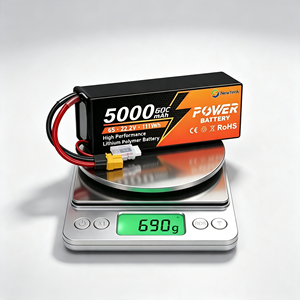 Batteria LiPo 2S 3S 4S 6S 2200mAh 3600mAh 4000mAh 5000mAh 6000mAh 7000mAh con Connettore XT60 EC5 T Plug per Droni RC, Auto e Modellini di Aerei - Product Image 3