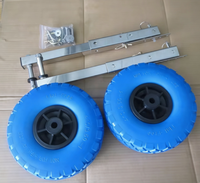 Roues de transom de style C pour le transport de bateaux pneumatiques
