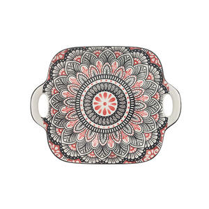 Ensemble de <span class=keywords><strong>vaisselle</strong></span> bohème de 15 pièces <span class=keywords><strong>en</strong></span> céramique <span class=keywords><strong>marocaine</strong></span>, comprenant des bols ronds et des assiettes ovales <span class=keywords><strong>en</strong></span> porcelaine - Product Image 3