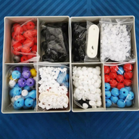 Kit de Modelos Moleculares de Bioquímica, 262 Piezas de Atómicos, Estructura de Moléculas Químicas para la Enseñanza Escolar