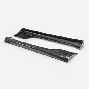Faldón Lateral Aerodinámico Tipo EPA para Fiat 500 S3 - Componente de Carrocería de Fibra de Carbono de Alto Brillo - Product Image 4