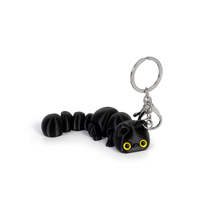 Gantungan Kunci Bunglon 3D Print 2026, Gantungan Kunci Warna-Warni Anak Kucing dan Anak Anjing Lucu untuk Tas, Dompet, Aksesoris, Dekorasi Meja, Kado Ulang Tahun