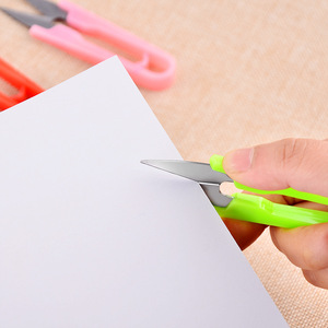 Ciseaux à broder miniatures Guo Lin, lame en acier inoxydable en forme de U, manche en plastique, pour couture, tailleur, usage domestique - Product Image 4