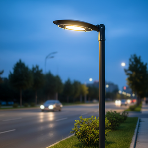 Farol de Jardín Redondo con Vidrio Templado Transparente Park Urban Light Twixx Equipe, Lente de Vidrio Borosilicato - Product Image 4