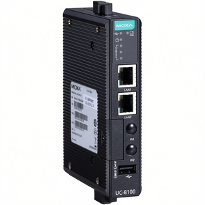 Module passerelle d'inférence en temps réel pour ordinateur embarqué Moxa UC-8112-LX avec Ethernet industriel - Product Image 2