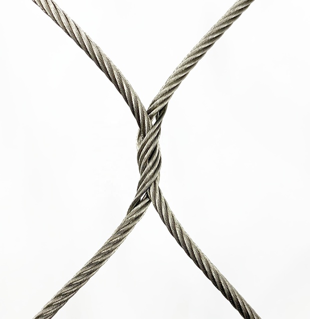 Flexible Stainless Steel Knotted Mesh Aviary Netting X-Tend Zoo Mesh Factory Direct
