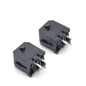 Connecteur à broches Wafer MLX3.0, 180 degrés, DIP, Non-K, PA66, noir/boîtier, 2*2P, boîtier mâle - Product Image 1