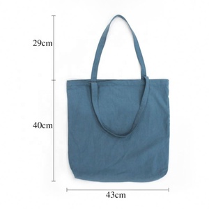 Wholesale Custom Print Logo Eco Friendly <b>Recycled</b> Foldable Cotton Canvas Shopping <b>Tote</b> <b>Bag</b> With Logo - Product Image 1