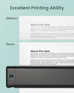 Phomemo m08f A4 Máy <span class=keywords><strong>in</strong></span> nhiệt cầm tay máy <span class=keywords><strong>in</strong></span> không dây hỗ trợ A4 giấy nhiệt và hình xăm chuyển - Product Image 3