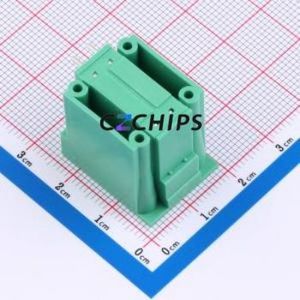 MX15EDGRHM-3.81-2*02P-GN01-Cu-A Plug-in Terminal Block Bent Lead Through Hole,P=3.81mm Board-to-Board / Socket - Closed - Product Image 2