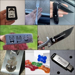 Máquina de Marcado Láser de Fibra Raycus de 30W <span class=keywords><strong>para</strong></span> Grabar Tarjetas Bancarias/Etiquetas/Medallas/Monedas/Estampillas/Tazas/Joyas/Bolígrafos de Metal - Product Image 3