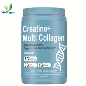 ครีเอทีน โมโนไฮเดรต + มัลติ คอลลาเจน เปปไทด์ + แอล-ทอรีน ผง 5 กรัม ครีเอทีน 3 กรัม คอลลาเจน 10 ชนิด เสริมสร้างกล้ามเนื้อ บำรุงข้อต่อ - Product Image 1