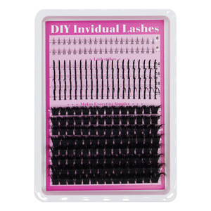 Vendor Fan Eyelash DIY <strong>Lash</strong> Fluffy Cluster Private Label <strong>Volume</strong> 3D Faux Mink Cluster <strong>Lashes</strong> Wholesale Bottom <strong>Lash</strong> Spike Clusters - Product Image 3
