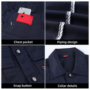 Uniformes <span class=keywords><strong>de</strong></span> <span class=keywords><strong>Trabajo</strong></span> Resistentes al Desgaste para Hombre, con Logotipo Personalizado, para Taller <span class=keywords><strong>de</strong></span> Reparación <span class=keywords><strong>de</strong></span> Automóviles, Suministro <span class=keywords><strong>de</strong></span> Fábrica - Product Image 6