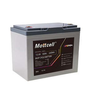 بطارية ليثيوم للتخييم RV للتخزين الخارجي بقدرة احتياطية V 50AH قدرة عالية على إنتاج دورات عميقة - Product Image 2