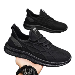 Chaussures de sport polyvalentes et décontractées pour femmes, respirantes, pour l'été, l'entraînement physique et la course à pied, avec fermeture à lacets, couleur unie, semelle extérieure en PVC - Product Image 1