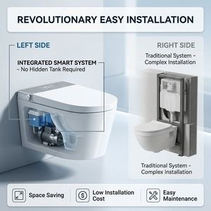 <span class=keywords><strong>Inodoro</strong></span> Inteligente Electrónico Moderno para Baño, <span class=keywords><strong>Inodoro</strong></span> Inteligente Montado en la <span class=keywords><strong>Pared</strong></span>, <span class=keywords><strong>Inodoro</strong></span> Automático con Bidé <span class=keywords><strong>de</strong></span> Cerámica Colgado en la <span class=keywords><strong>Pared</strong></span> - Product Image 5
